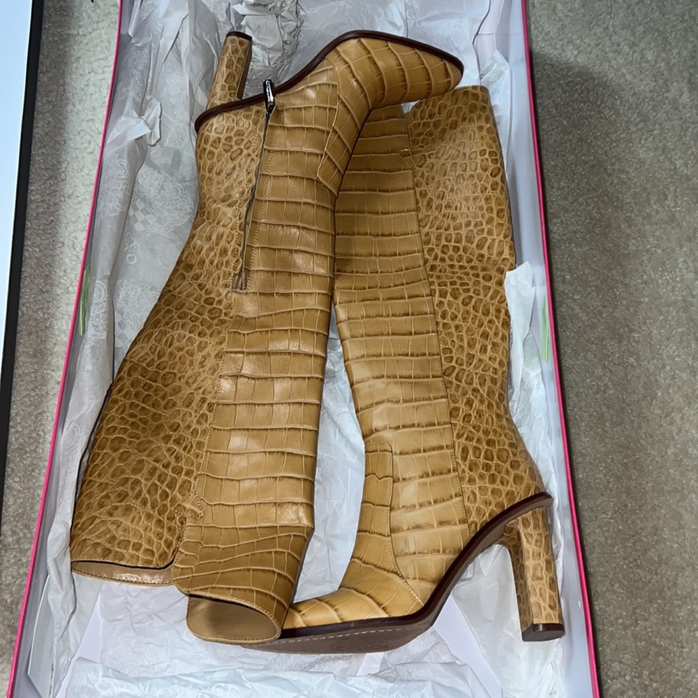 Vince Camuto Tan Over the Knee Boots - Picture 10 of 15
